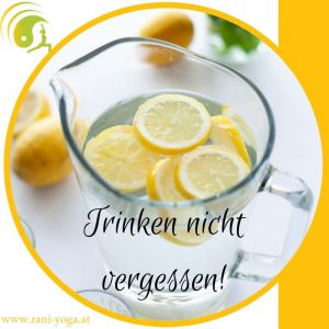 Zitronen Wasser Trinken Sommer Ayurveda