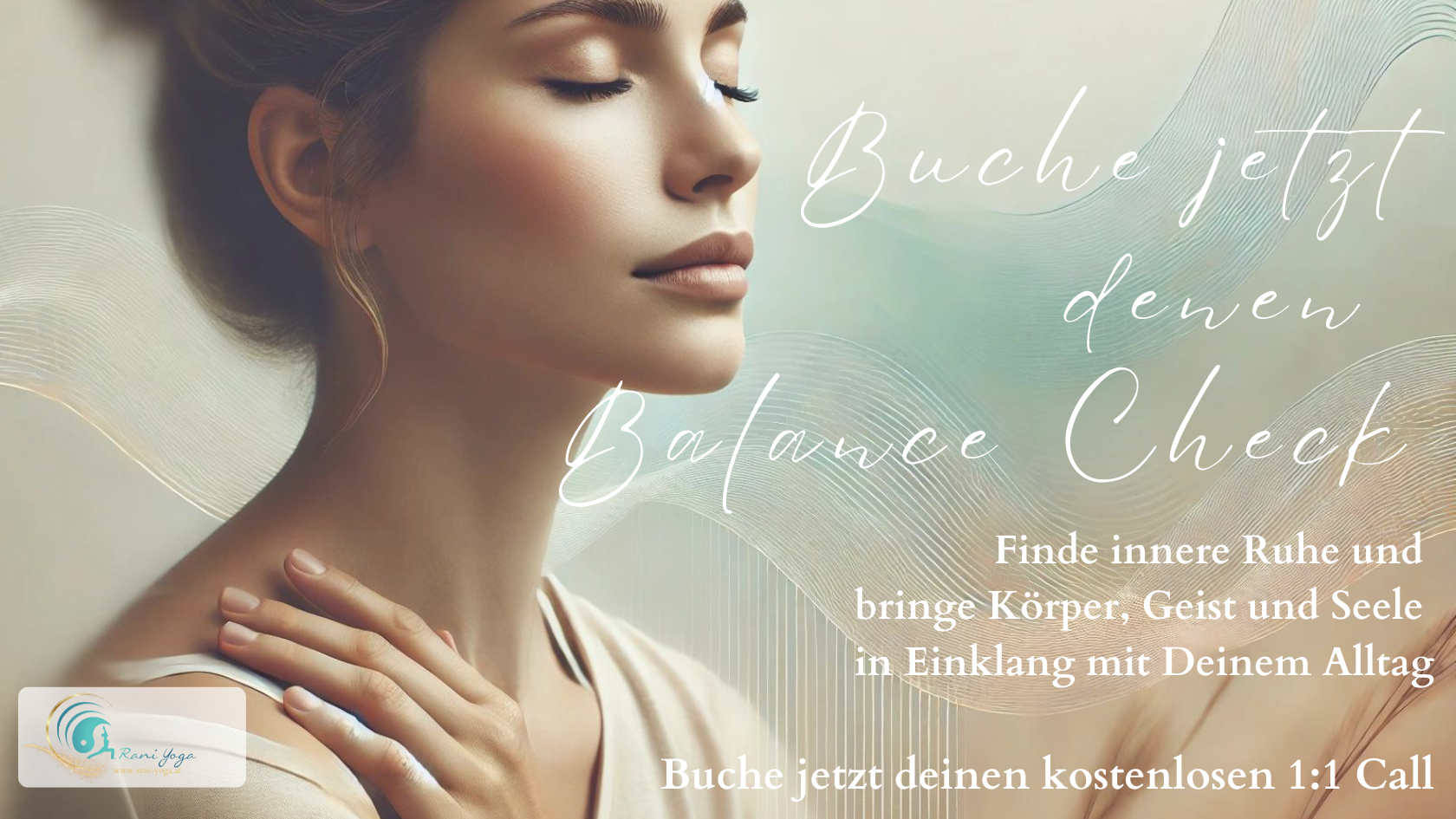 Werbung Buche dir deinen kostenlosen 1:1 Balance Check